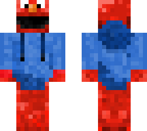 elmo with hoodie