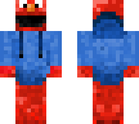 elmo with hoodie
