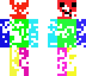 glitchy man