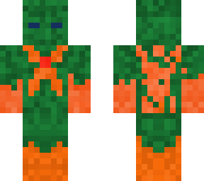 green fire man