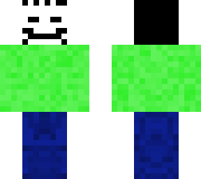 light green masked man