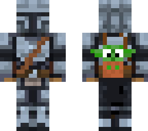 mandalorian with child