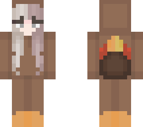 matching turkey onesie girl