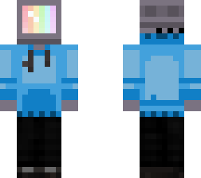 noice blue tv man