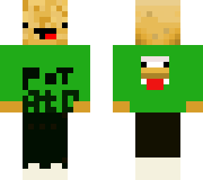 potato skin with green chicken hoodie