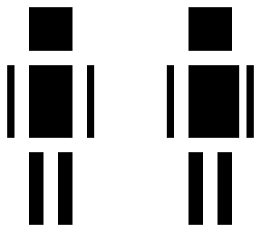 pure black skin (white frame