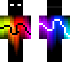 rainbow guy whit black line in the midle
