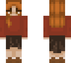 red head sweater girl