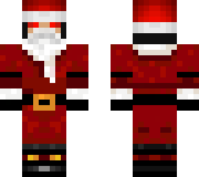 red power suit with mustache christmas edition