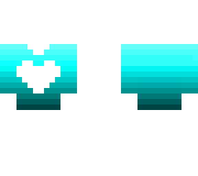 shirt base blue with heart