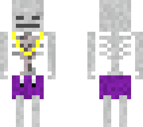 skeleton with da shorts