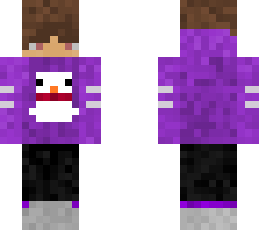 snowman purple