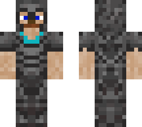 steve in netherite armor