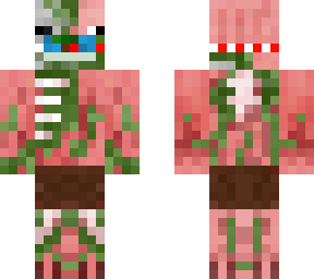 zombie pigman christmas facemask