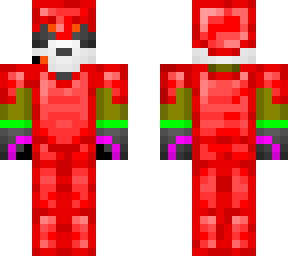 armored multicolor panda