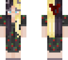 bee with black strawberry dress :)