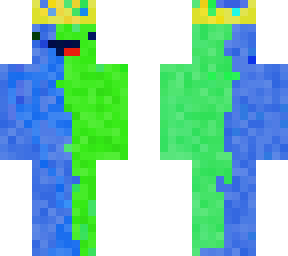 blue and green mummy