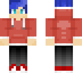 blue hair boy