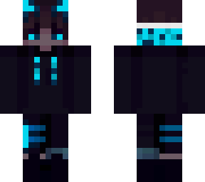 blue hoodie