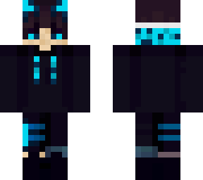 blue hoodie
