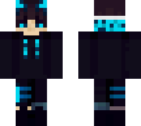 blue hoodie