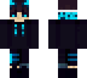 blue hoodie