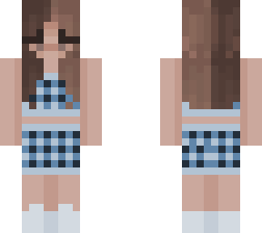 blue plaid