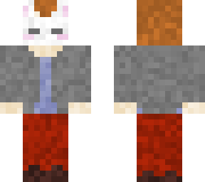 boy with bunny mask