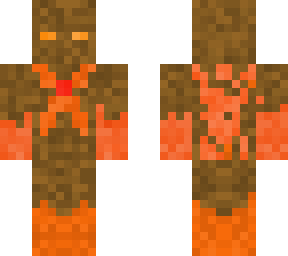 brown fire man