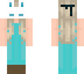 bunny mask girl dress