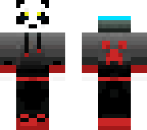 cute panda with yellow eyes (orignal by angorts, go credit him)