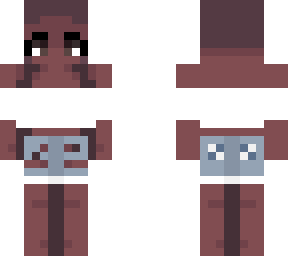 dark skin girl w/ crop top and ripped jeans