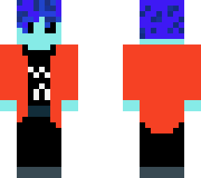 emo boy with blue skin idk i did this in like 5 min
