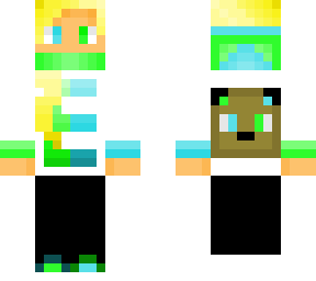 everalphafox lime and cyan elemental