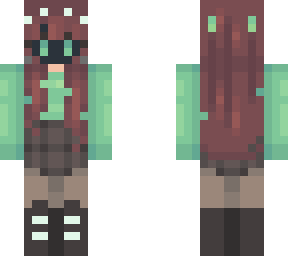 female computer head