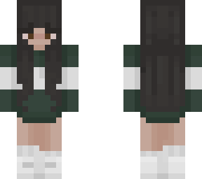 green sweater