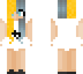 maid with two color hair
