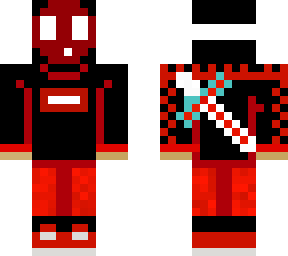 nice red and black shy guy