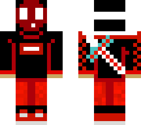 nice red and black shy guy
