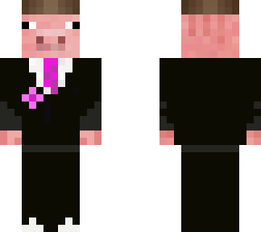 pig with suit