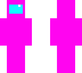 pink among us skin in minecraft