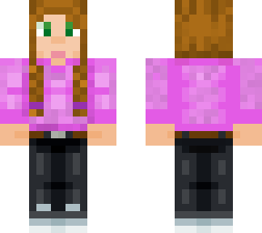 pink shirt flower girl