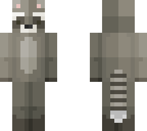 pixel raccoon