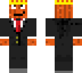 pumpkin king in suit