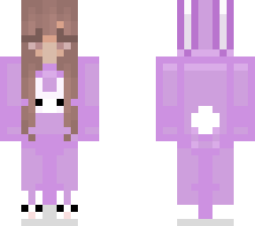 purple bunny onesie