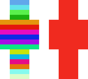 rainbow skin