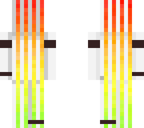 rainbow/sunset grey/white
