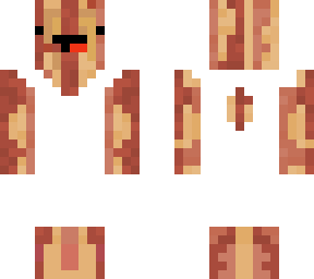 wedding dress bacon