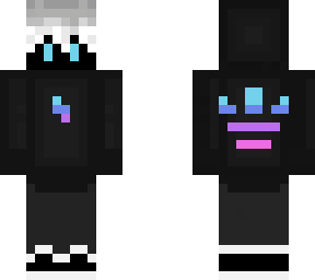 white haired person