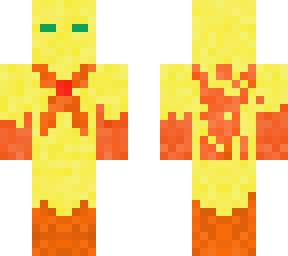 yellow fire man